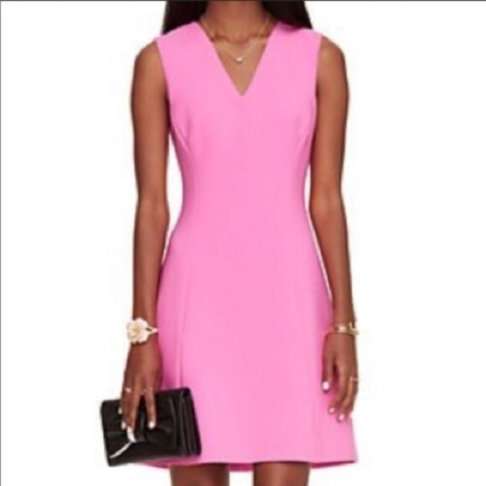 Kate Spade Pink Sleeveless V-Neck Dress